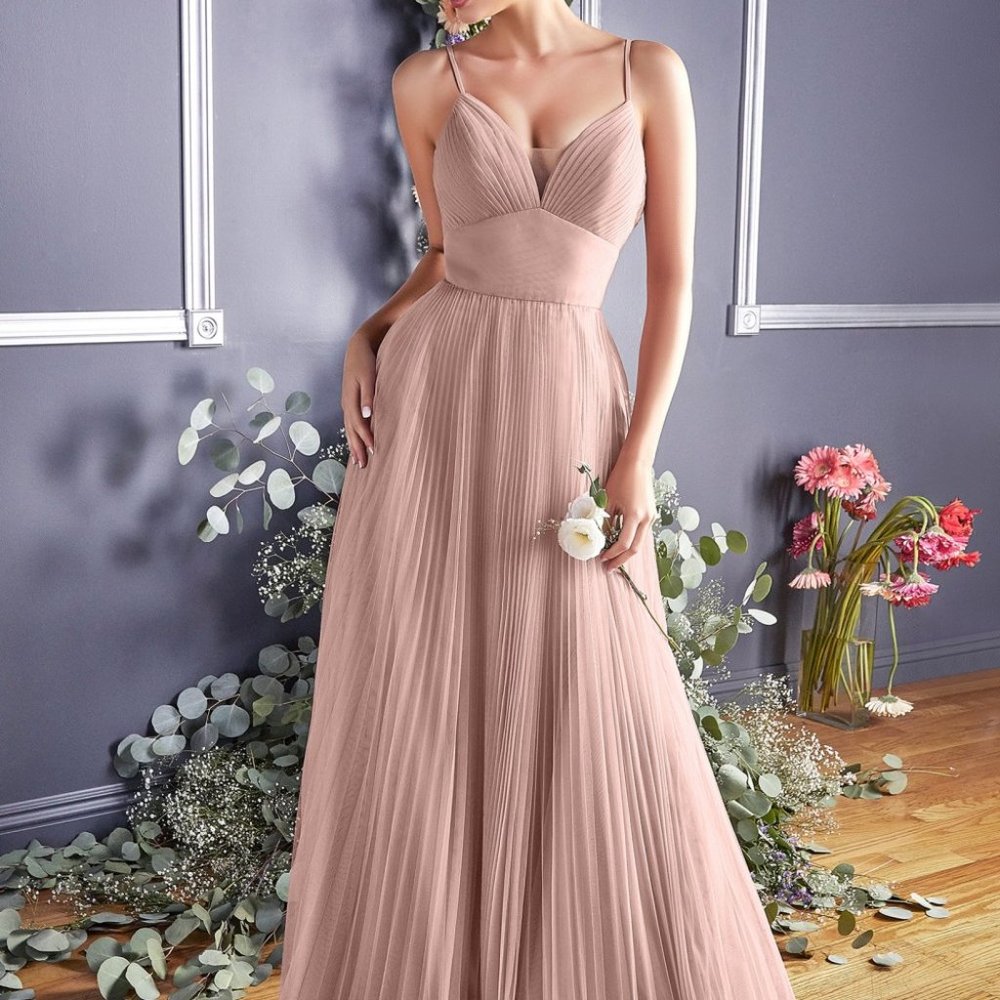 Illusion V-Neck A-Line Prom Dress CD184